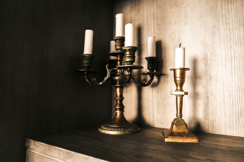 Driftwood Taper Candle Holders
